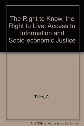 The right to know, the right to live