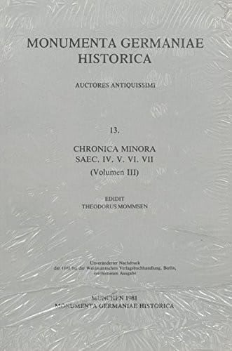 Chronica minora, Vol.3