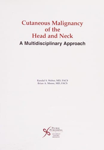 Cutaneous malignancy of the head and neck