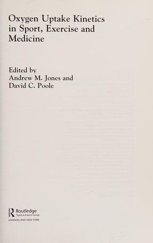 Oxygen uptake kinetics in sport, exercise and medicine