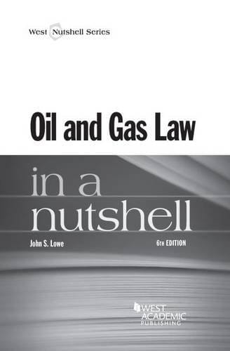 Oil and gas law in a nutshell