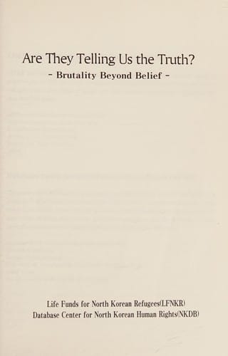 Are they telling us the truth?