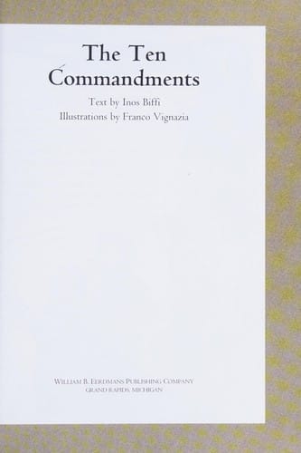 The Ten commandments