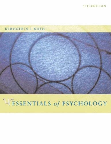 Essentials of psychology