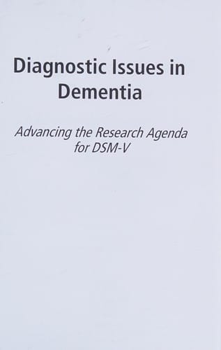 Diagnostic issues in dementia