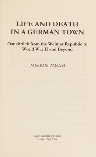 Life and death in a German town