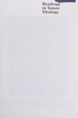 Readings in tumor virology