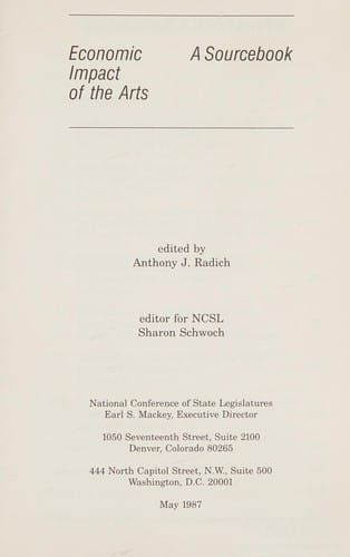 Economic impact of the arts