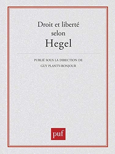 Droit et liberté selon Hegel