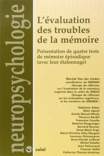 L'évaluation des troubles de la mémoire