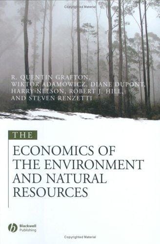 The economics of the environment and natural resources