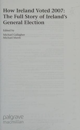 How Ireland voted 2007