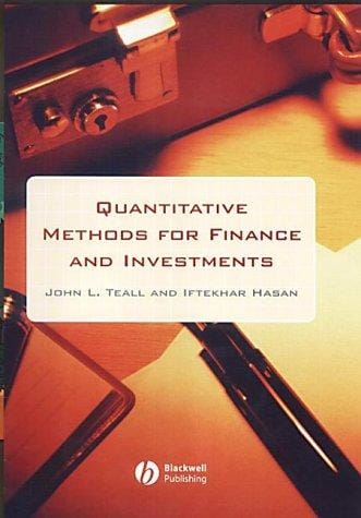 Quantitative methods for finance and investments