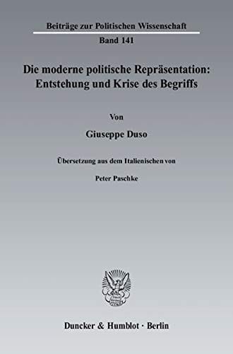 Die moderne politische Repräsentation