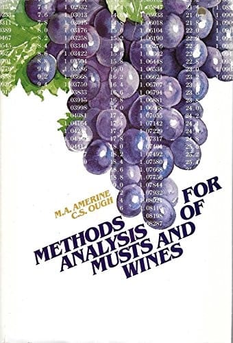 Methods for analysis of musts and wines