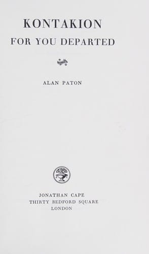 Kontakion for you departed