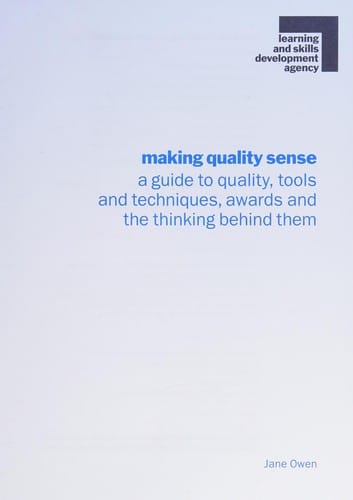 Making quality sense