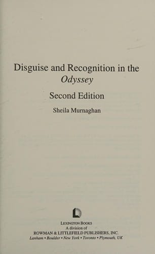 Disguise and recognition in the Odyssey