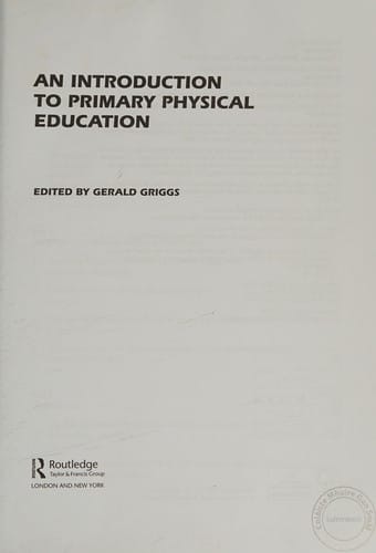 An introduction to primary physical education