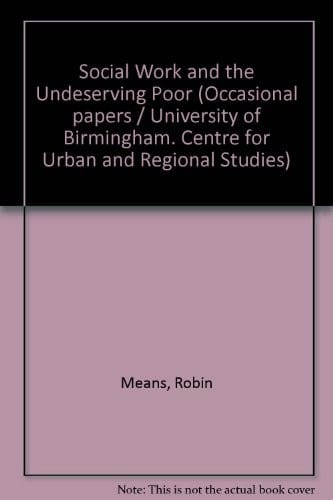 Social work and the 'undeserving' poor