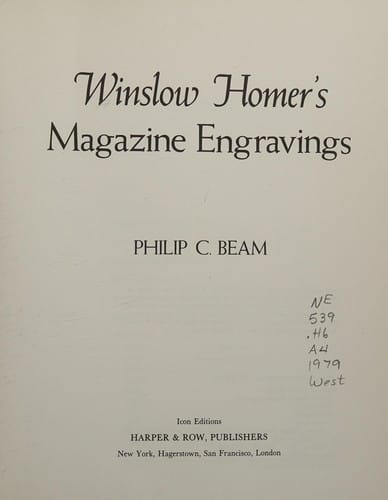 Winslow Homer's magazine engravings