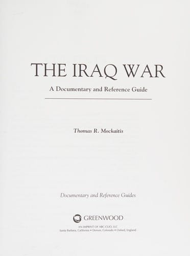 The Iraq War