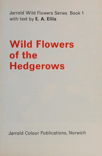 Wild flowers of the hedgerows