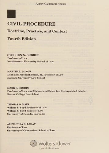 Civil procedure