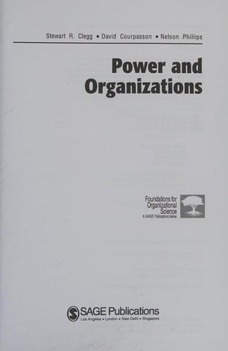 POWER AND ORGANIZATIONS