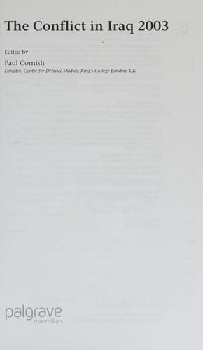 The conflict in Iraq 2003