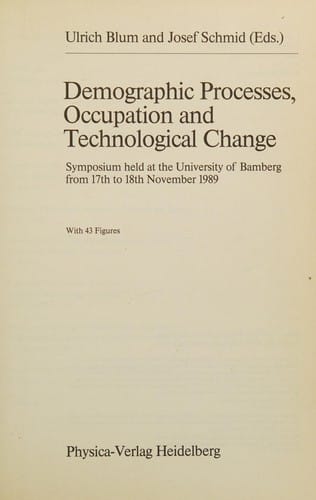 Demographic processes, occupation, and technological change