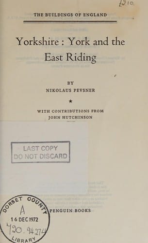 Yorkshire: York and the East Riding