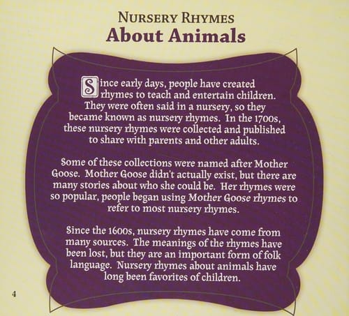 Animal tales from Mother Goose