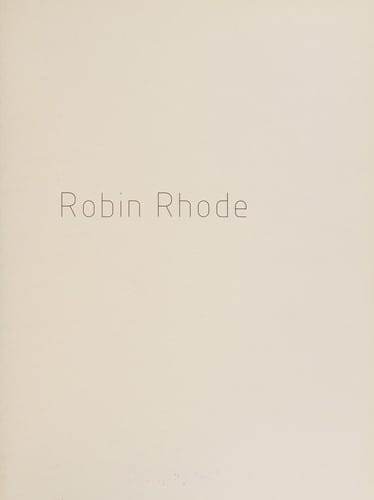 Robin Rhode