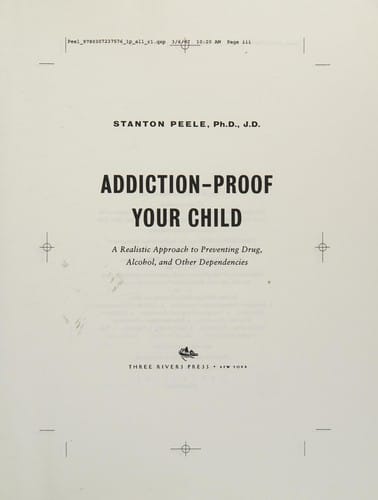 Addiction proof your child
