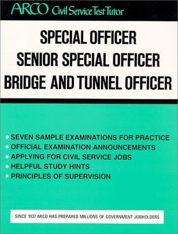 Special officer, senior special officer, bridge and tunnel officer