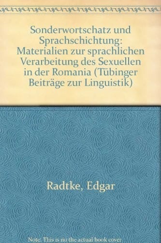 Sonderwortschatz und Sprachschichtung