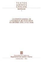 L'activitat judicial de l'audiència de Catalunya en matèria civil (1716-1834)