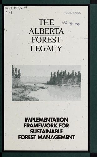 The Alberta forest legacy