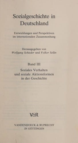 Sozialgeschichte in Deutschland