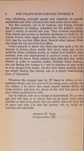 The year's best fantasy stories: 8