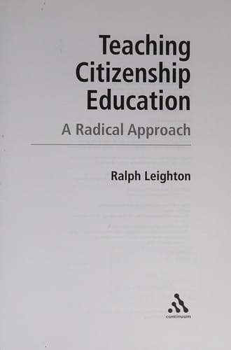 Teaching citizenship education