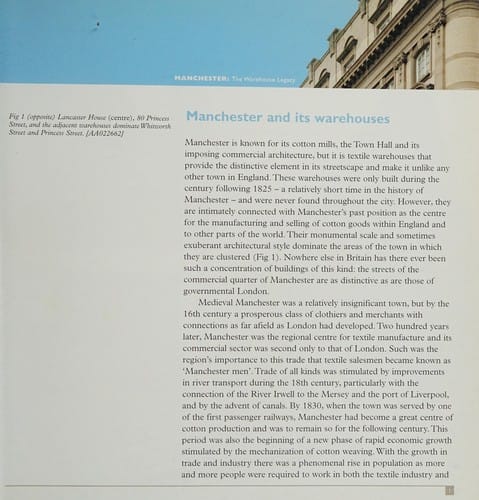 Manchester - the warehouse legacy