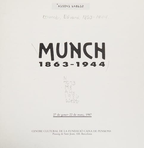 Munch 1863-1944