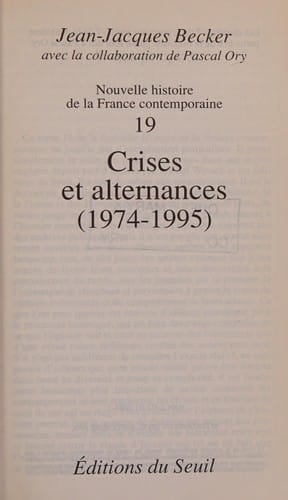 Nouvelle histoire de la France contemporaine