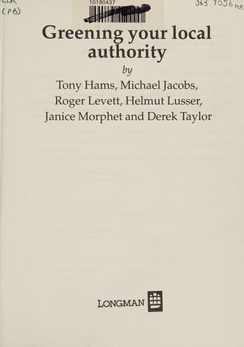 Greening Your Local Authority