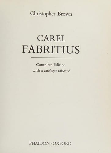 Carel Fabritius