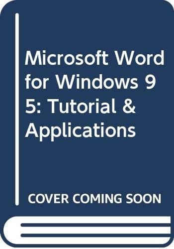 Microsoft Word 7 for Windows 95