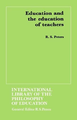Education and the education of teachers