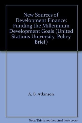 New sources of development finance
